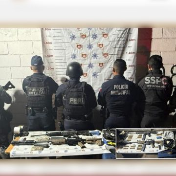 Asegura Policía Municipal arsenal tras denuncia ciudadana