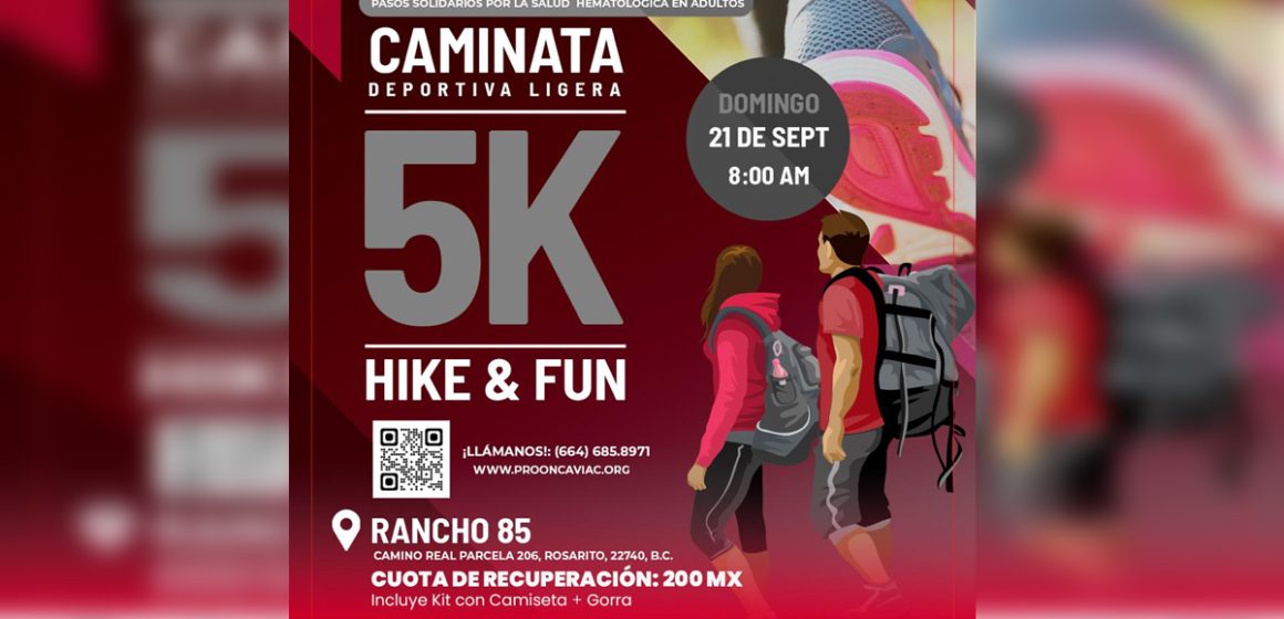 Organiza Pro Oncavi caminata para concientizar sobre enfermedades hematológicas en adultos