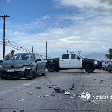 Accidente múltiple en la Calzada Tecnológico