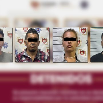 Arrestan a cuatro personas con órdenes de aprehensión vigentes