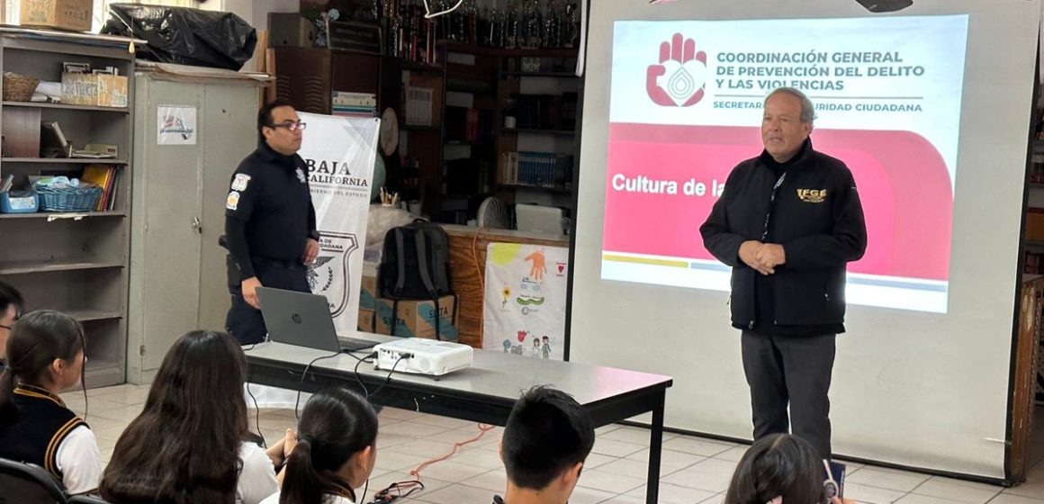 Refuerza FGE la prevención del delito en jóvenes de Tijuana