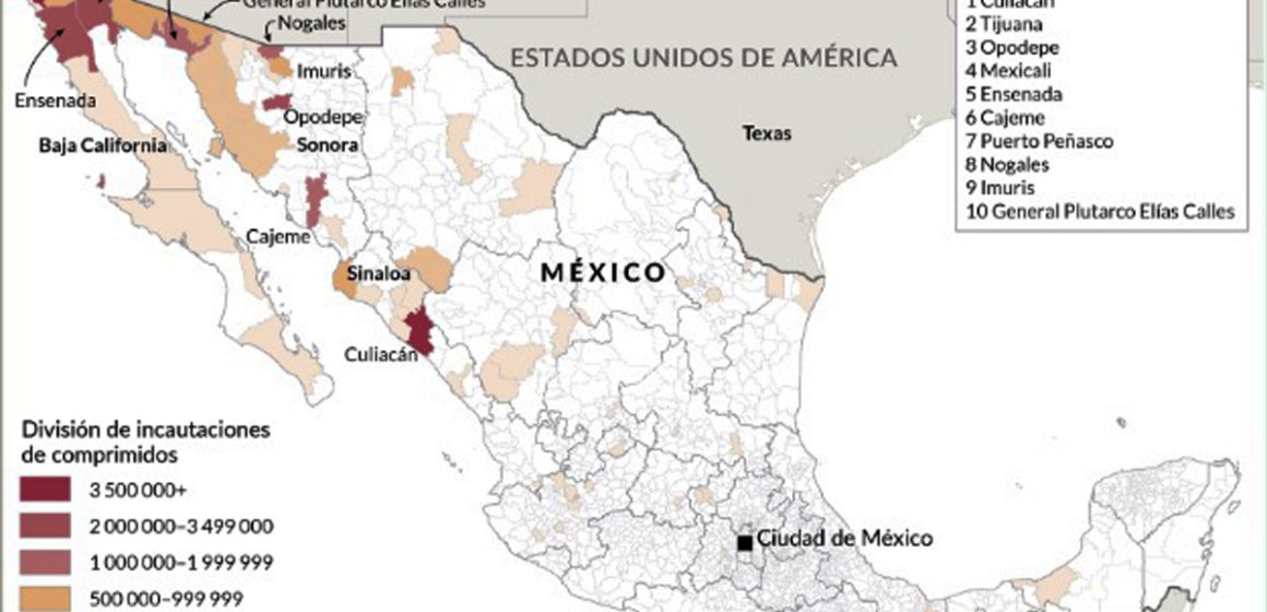 2 Informe coloca a BC, Sonora y Sinaloa como nuevo triángulo dorado para tráfico de fentanilo