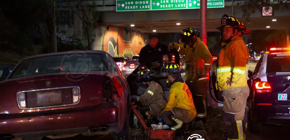 Choque en Vía Rápida Oriente deja una mujer lesionada