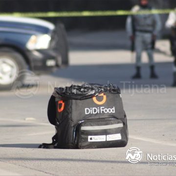 Localizan restos humanos en mochila de DiDi Food y hielera con mensaje de amenaza en Tijuana