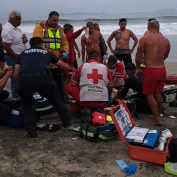 Rescate múltiple en Playas de Tijuana deja una persona fallecida