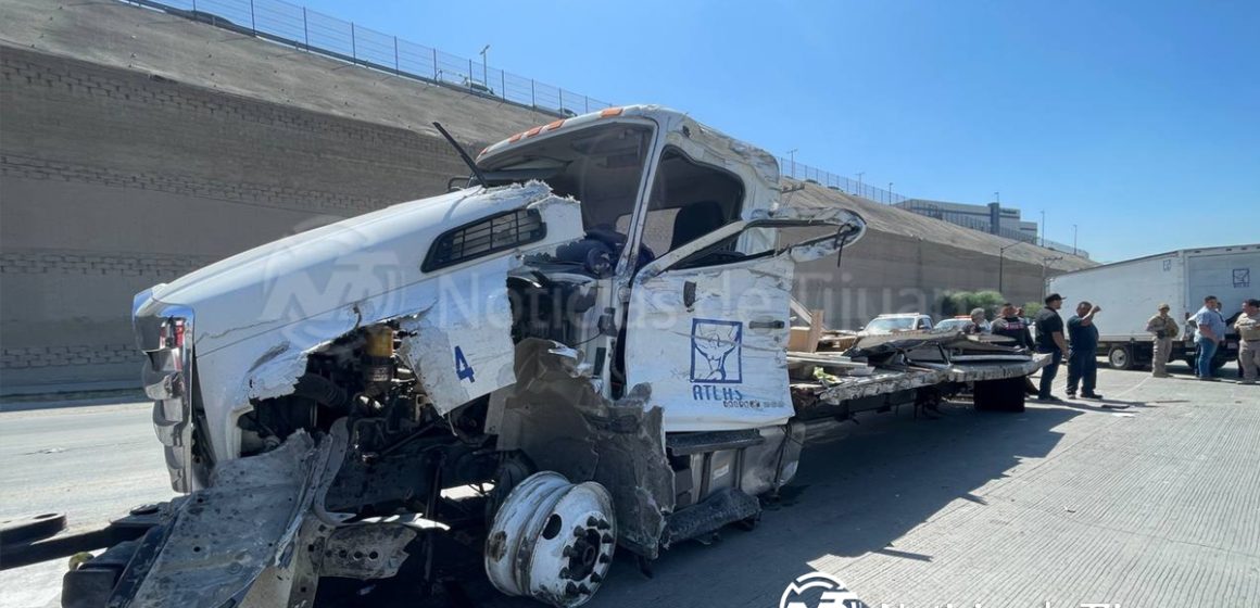 6 Choque múltiple en el bulevar 2000 deja un hombre sin pierna y siete personas heridas
