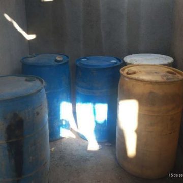 FGR asegura inmueble utilizado para almacenar hidrocarburo de procedencia ilícita