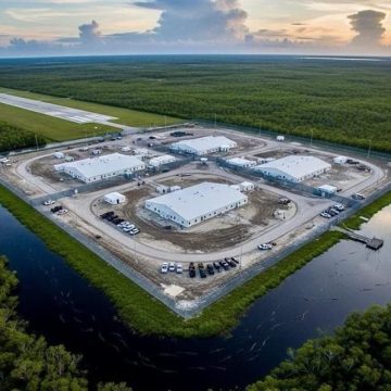 Suspenden orden de desmantelar centro de detención “Alcatraz de los Caimanes” en Florida