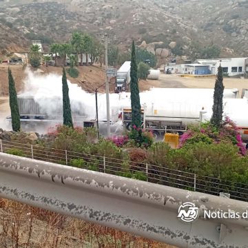 Protección Civil de Tecate aclara: El vapor en la gasera SIMSA no es peligroso 