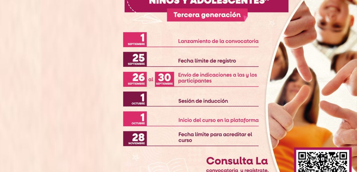 cx Lanzan convocatoria para la tercera generación del curso “derechos de niñas, niños y adolescentes”