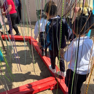 Inauguran espacios infantiles en Mexicali y Tijuana para fomentar el juego y la convivencia