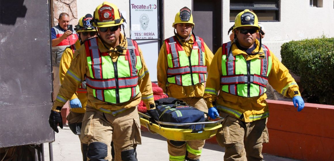 fdgfd Gobierno de Tecate se suma al segundo simulacro nacional 2025