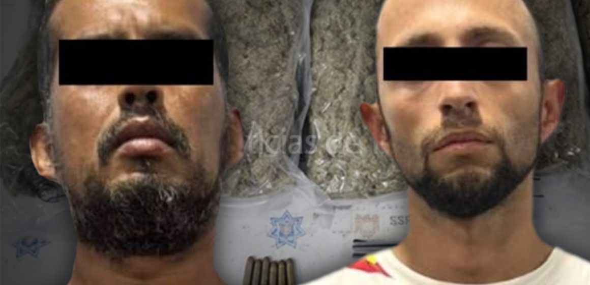 fgdd Cae pareja con arma de fuego y más de 2 kilos de marihuana en Sánchez Taboada