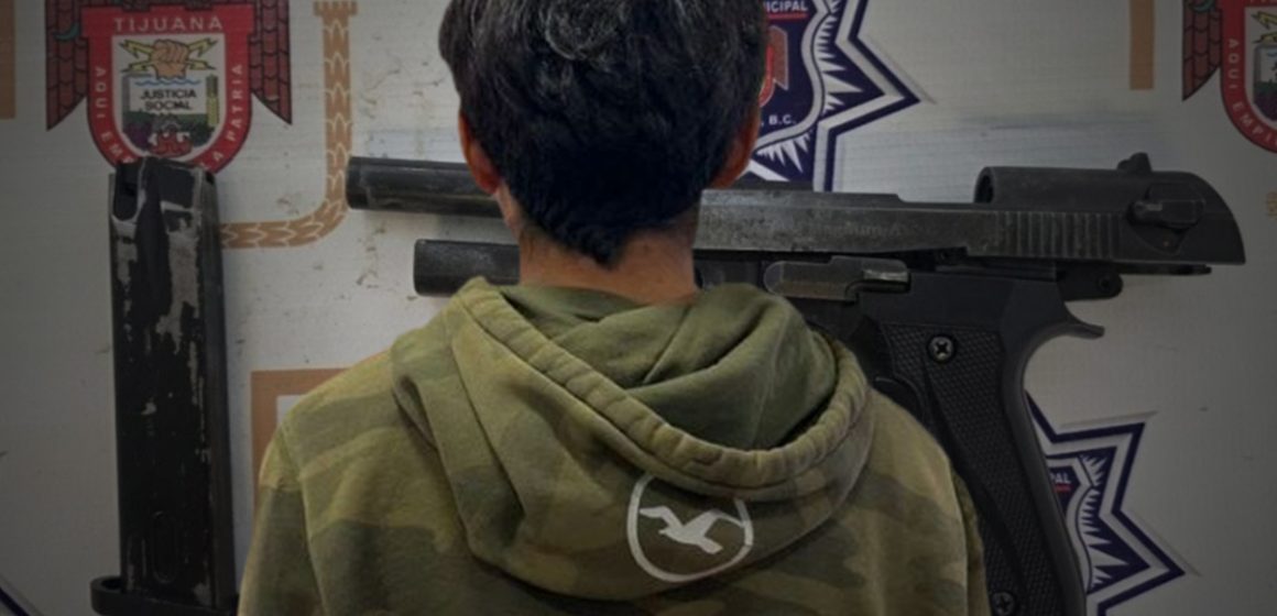 Detienen a menor armado tras asalto en Camino Verde