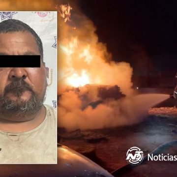 Hombre ebrio incendia pacas de alfalfa en La Gloria