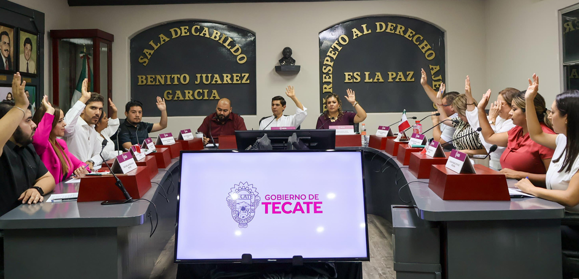 web Cabildo de Tecate aprueba reformas y acuerdos en beneficio de la ciudadanía.