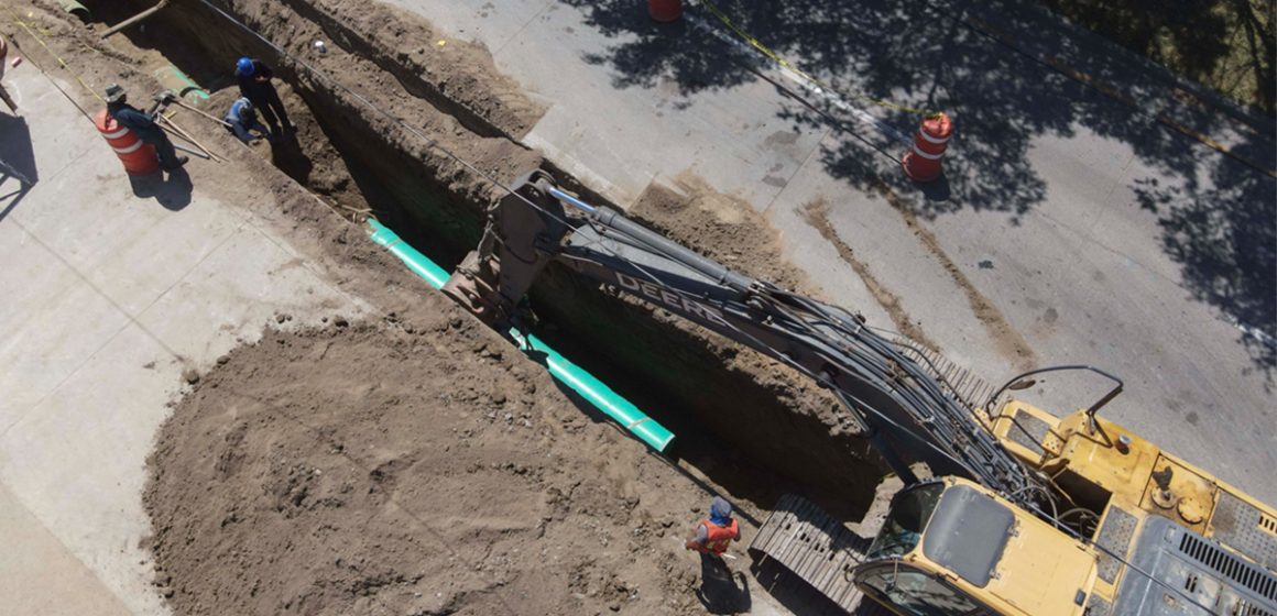 Avance del 37% en la rehabilitación del Colector Oriente en Tijuana