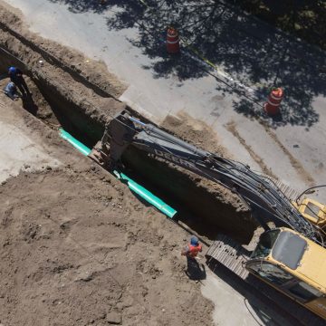 Avance del 37% en la rehabilitación del Colector Oriente en Tijuana