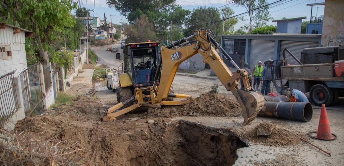 xzx Concluyen reparación de fuga en Cañón del Sainz