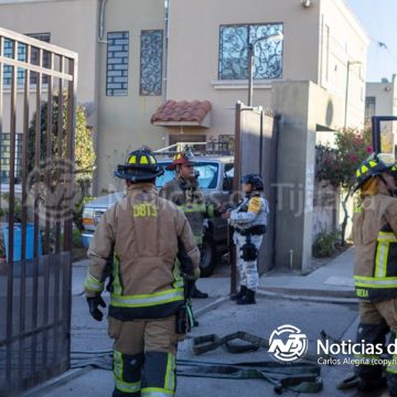 Incendio consume parte de una vivienda en fraccionamiento Real de San Francisco