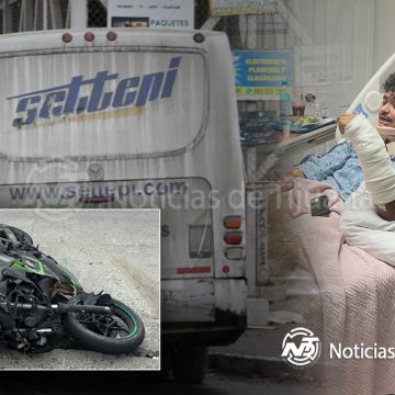 4 Joven motociclista denuncia impunidad tras accidente con empresa transportista en Tijuana