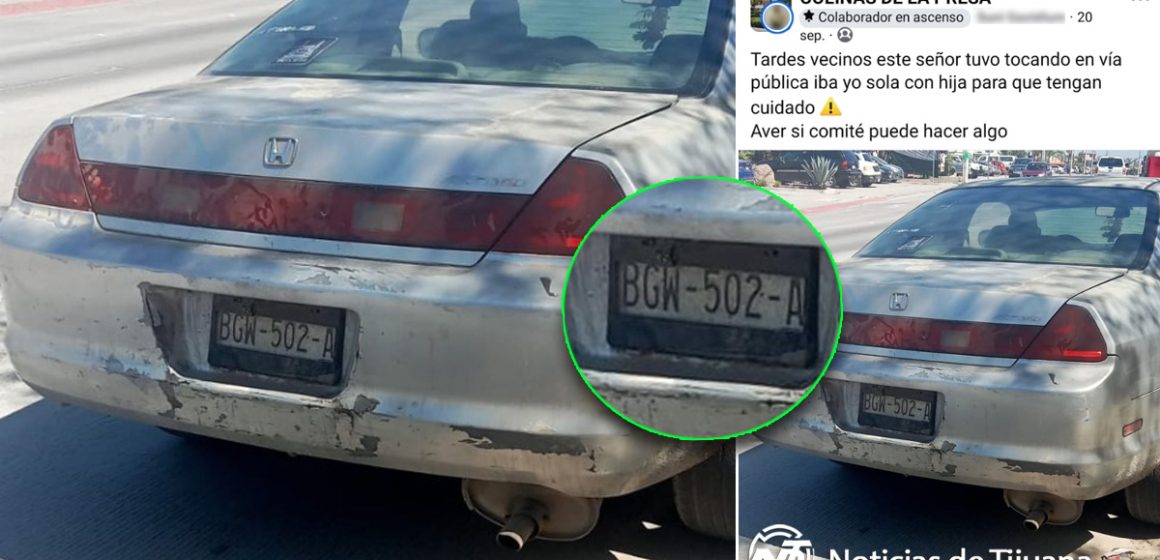 5555 Denuncian actos inmorales de automovilista cerca del COBACH