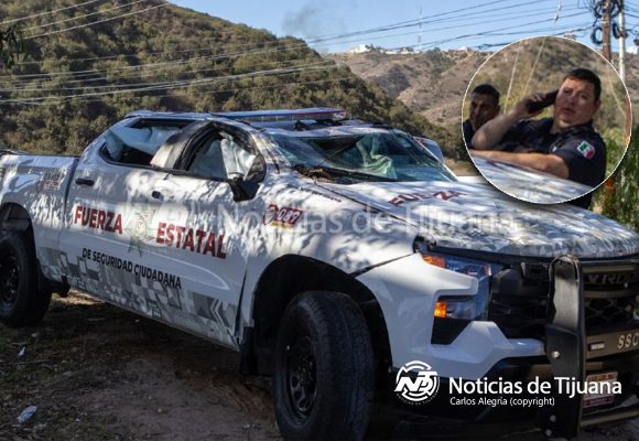 Destruyen “pepos” patrulla 2025 al volcar en Libramiento Rosas Magallón  