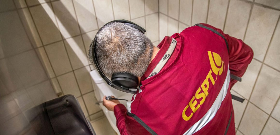 Fortalece Cespt programa de detección fugas no visibles