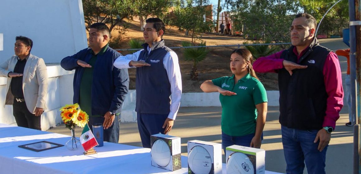 Fomenta alcalde de Tecate valores cívicos y el cuidado ambiental en la Primaria José María Morelos y Pavón