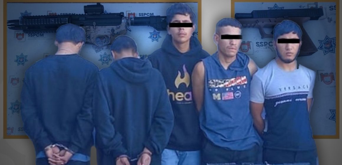 Refuerzan seguridad en Sánchez Taboada con aseguramiento de armas y presuntos delincuentes