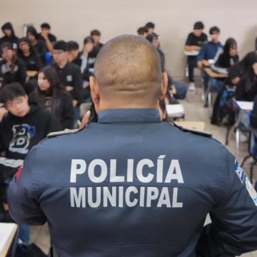 fdfd Refuerza SSPCM seguridad estudiantil en el plantel Cobach Rubén Vizcaíno