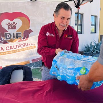 DIF Baja California habilita centros de acopio por lluvias en el centro del país