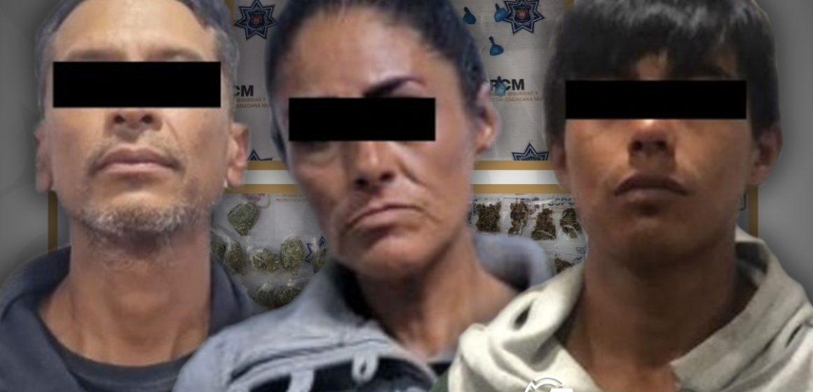 Detienen a tres personas por presunta venta de drogas en distintos puntos de Tijuana