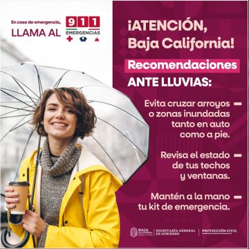 Prevén lluvias, vientos fuertes y posible caída de granizo en la región a partir de este lunes