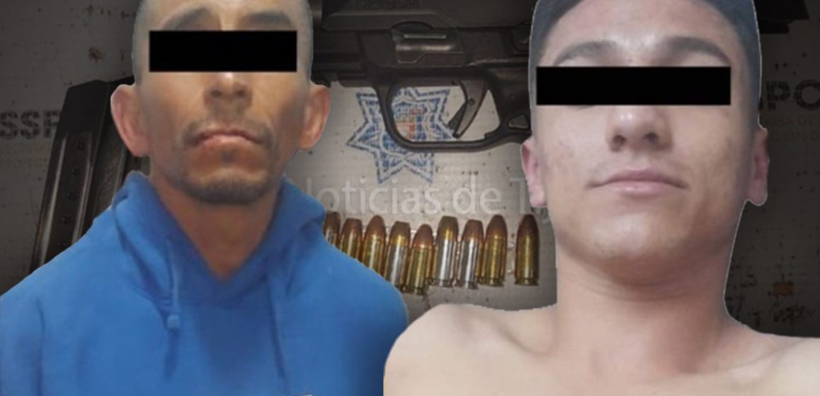 Detienen a dos hombres armados en la colonia Libertad; uno resultó herido