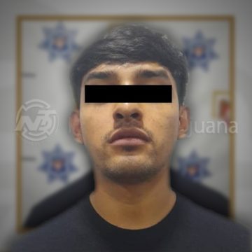 Detienen a joven acusado de asaltar a una mujer en la colonia Madero