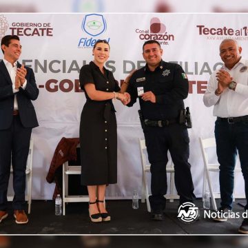 Se afilian 198 policías de Tecate al ISSSTECALI