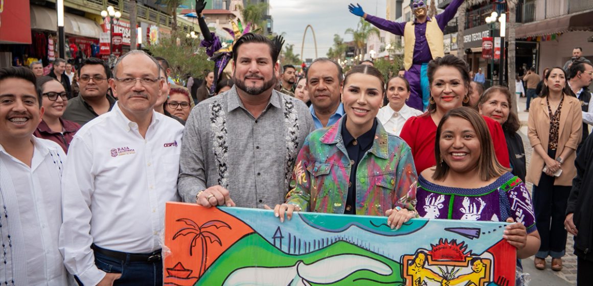 vc Inauguran primera etapa del andador peatonal en la Avenida Revolución