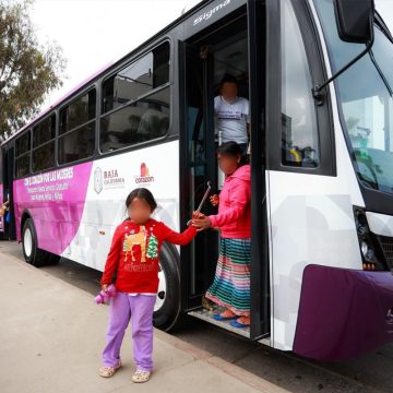 Amplían ruta del Transporte Violeta en Rosarito