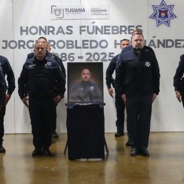 SSPCM rinde honores al oficial Jorge Robledo Hernández 