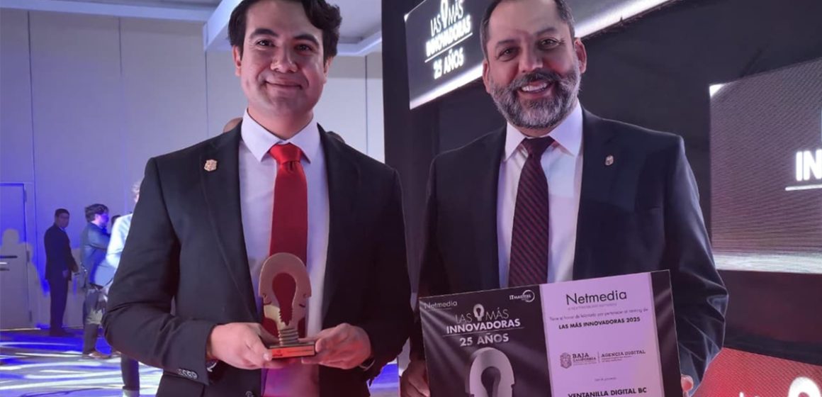 Baja California recibe premio nacional por innovación tecnológica con la Ventanilla Digital BC