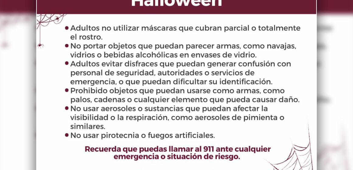 Implementa Gobierno de Tecate operativo especial de seguridad por Halloween y Día de Muertos