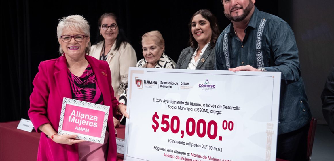 xvc Entregan apoyos a ONGs para personas vulnerables de Tijuana