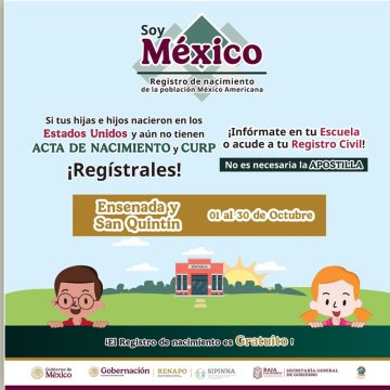 Invitan a aprovechar últimos días de la campaña “Soy México” en Ensenada y San Quintín