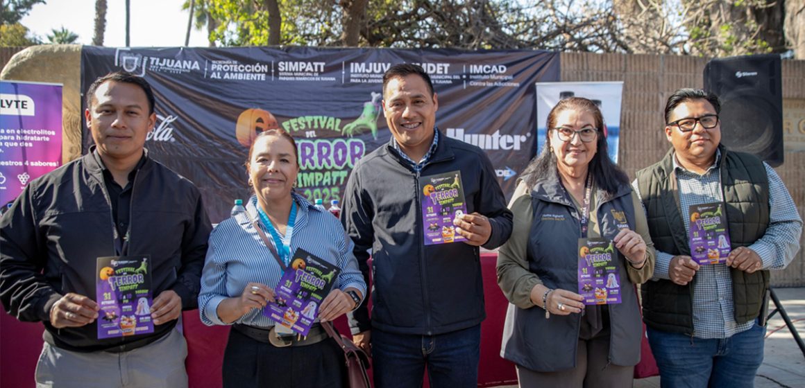 Ayuntamiento de Tijuana invita al Festival del Terror SIMPATT 2025 en el Parque Morelos