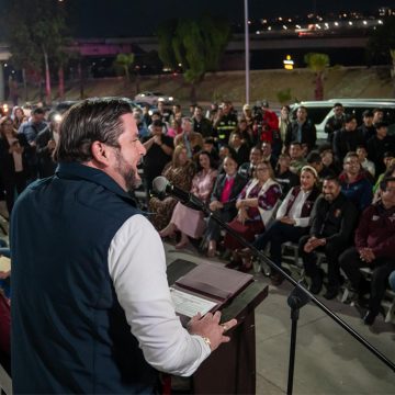 zxcs Inaugura presidente municipal Ismael Burgueño “Sendero Seguro” en Vía Rápida Poniente