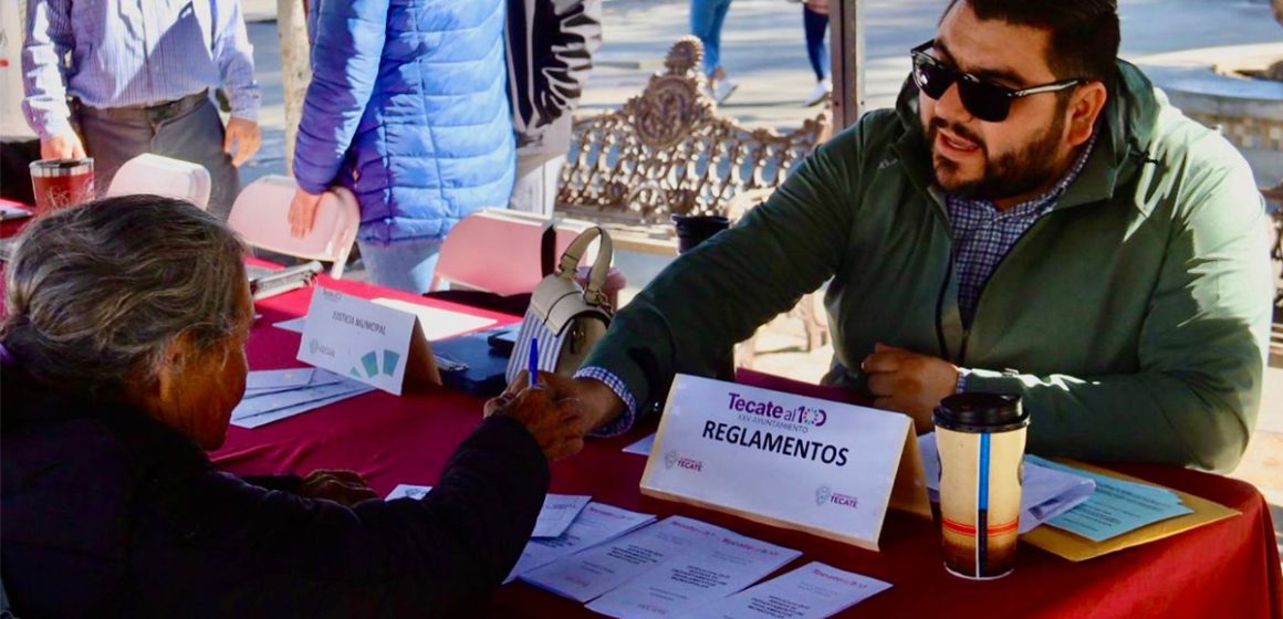Realizan en Tecate el “Día del Pueblo” para fortalecer la atención ciudadana