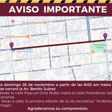 Primera Edición de la Vía Recreativa “AndArte, súmate a la magia” este domingo