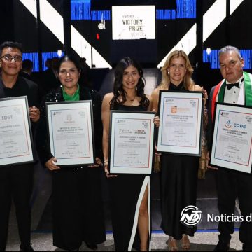 1 INDEBC recibe el premio “Impulso Deportivo” del “Victory Prize”