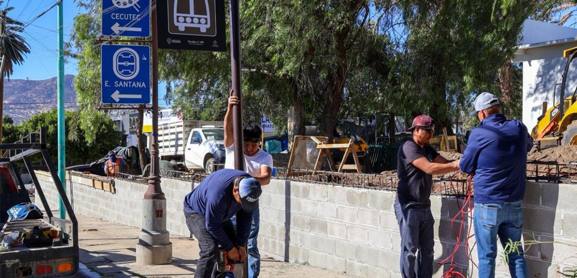 Avanza la implementación de la Nueva Ruta Troncal en Tecate